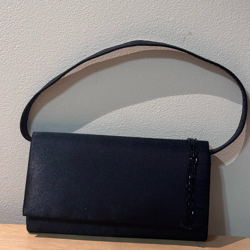 Source Unknown Black Clutch Minimalist Design